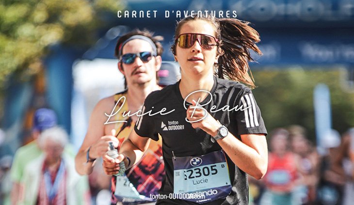 Lucie Beau alla Maratona di Berlino 2025