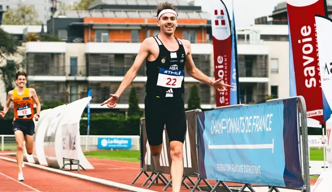 Simon Bédard campione di Francia dei 10.000 metri ad Aix-les-Bains