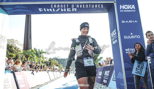 Lorna King al Nice Côte d'Azur by UTMB® : una storia di resilienza