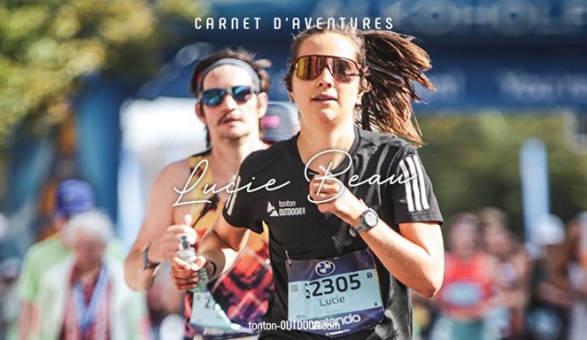 Lucie Beau alla Maratona di Berlino 2025