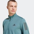 GIACCA MEZZA-ZIP OWN THE RUN UOMO - ADIDAS
