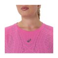 T-SHIRT MANICHE CORTE METARUN DONNA ROSA - ASICS