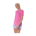 T-SHIRT MANICHE CORTE METARUN DONNA ROSA - ASICS