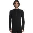 MAGLIA INTIMA MERINOFINE POLAR 300 MEZZA ZIP UOMO - ICEBREAKER