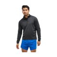 MAGLIA MANICHE LUNGHE MEZZA ZIP GLIDETECH UOMO - HOKA