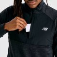 T-SHIRT ATHLETICS HEAT GRID 1/2 ZIP UOMO - NEW BALANCE