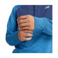 T-SHIRT ATHLETICS HEAT GRID 1/2 ZIP UOMO - NEW BALANCE