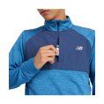 T-SHIRT ATHLETICS HEAT GRID 1/2 ZIP UOMO - NEW BALANCE