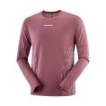 T-SHIRT MANICHE LUNGHE SENSE AERO GFX UOMO - SALOMON