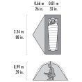 Tenda da trekking per lunghe percorrenze Hubba Hubba HD 1 persona - MSR