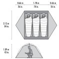 Tenda Elixir 3 posti - MSR