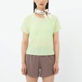 T-shirt Shakeout Air Cropped donna - SALOMON