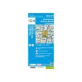Carta IGN Chambéry - Aix-Les-Bains Lago del Bourget - IGN