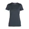 T-SHIRT MANICHE CORTE TECH LITE SCOLLO TONDO DONNA - ICEBREAKER