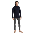 INTIMO IN LANA MERINO 200 OASIS COLLO MEZZA-ZIP UOMO - ICEBREAKER