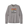T-SHIRT A MANICHE LUNGHE CAP COOL DAILY GRAPHIC MONTAGNA UOMO - PATAGONIA