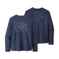 T-SHIRT A MANICHE LUNGHE CAP COOL DAILY GRAPHIC MONTAGNA UOMO - PATAGONIA