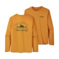 T-SHIRT A MANICHE LUNGHE CAP COOL DAILY GRAPHIC MONTAGNA UOMO - PATAGONIA