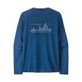 T-SHIRT A MANICHE LUNGHE CAP COOL DAILY GRAPHIC MONTAGNA UOMO - PATAGONIA