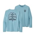 T-SHIRT A MANICHE LUNGHE CAP COOL DAILY GRAPHIC MONTAGNA UOMO - PATAGONIA