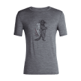 T-SHIRT MERINO TECH LITE II LAVABILE WANDERING UOMO - ICEBREAKER