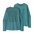 T-SHIRT MANICHE LUNGHE CAP COOL DAILY GRAPHIC DONNA - PATAGONIA