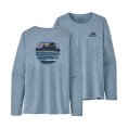 T-SHIRT MANICHE LUNGHE CAP COOL DAILY GRAPHIC DONNA - PATAGONIA