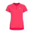T-SHIRT GIROCOLLO MANICHE CORTE 1/2 ZIP DONNA - ODLO