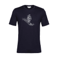 T-SHIRT MERINO TECH LITE II TEE SKIING UOMO - ICEBREAKER