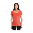 T-SHIRT MERINO TECH LITE II SCOOP SHAPES DONNA - ICEBREAKER