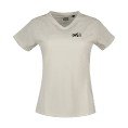 T-SHIRT FUSION MANICHE CORTE DONNA BLU/BEIGE - MILLET