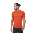 T-SHIRT MANICHE CORTE SENSE AERO UOMO FIERY RED - SALOMON