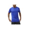 T-SHIRT MANICHE CORTE CROSS RUN UOMO BLU - SALOMON