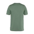 T-SHIRT MANICHE CORTE ABISKO LOGO IN LANA MERINO UOMO - FJALLRAVEN