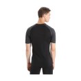MAGLIA MANICHE CORTE MERINO 125 ZONEKNIT UOMO NERA - ICEBREAKER