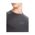 MAGLIA MANICHE CORTE MERINO 125 ZONEKNIT UOMO NERA - ICEBREAKER