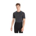 MAGLIA MANICHE CORTE MERINO 125 ZONEKNIT UOMO NERA - ICEBREAKER