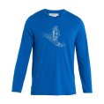 T-SHIRT A MANICHE LUNGHE MERINO TECH LITE II UOMO - ICEBREAKER