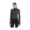 INTIMO TERMICO MERINO ZONEKNIT 200 MEZZA ZIP DONNA - ICEBREAKER