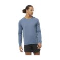MAGLIA A MANICHE LUNGHE SENSE AERO UOMO BLU - SALOMON