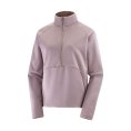 PILE ESSENTIAL WARM MEZZA ZIP DONNA - SALOMON