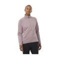PILE ESSENTIAL WARM MEZZA ZIP DONNA - SALOMON