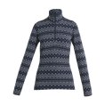 MAGLIA MANICA LUNGA MEZZA ZIP MERINO 260 VERTEX DONNA - ICEBREAKER