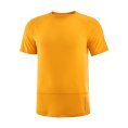 T-SHIRT MANICHE CORTE CROSS RUN UOMO GIALLO - SALOMON