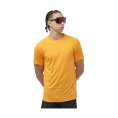 T-SHIRT MANICHE CORTE CROSS RUN UOMO GIALLO - SALOMON