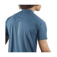 T-SHIRT MANICHE CORTE SENSE AERO UOMO BLU - SALOMON