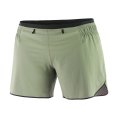 PANTALONCINI SENSE AERO 5 DONNA VERDE - SALOMON