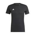 T-SHIRT ADIZERO ESSENTIALS UOMO NERO - ADIDAS
