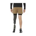 PANTALONCINO SENSE AERO 2 IN 1 UOMO MARRONE - SALOMON