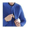 FELPA CON CAPPUCCIO ESSENZIALE CALDO LEGGERO UOMO BLU - SALOMON